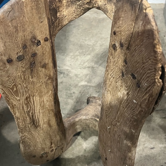 Antique Mexican Wooden Saddle Tree.19th Century, Primitive, Handmade - Picture 2 of 11